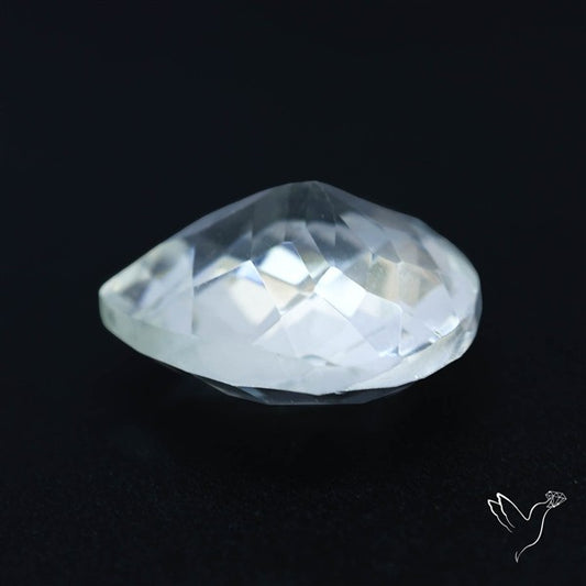Himalayan Clear Quartz Faceted Crystal Fine Gemstone