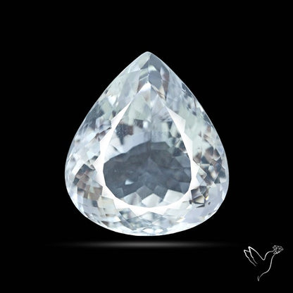 Himalayan Clear Quartz Faceted Crystal Fine Gemstone