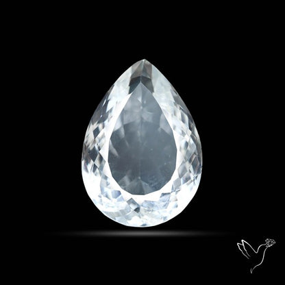 Himalayan Clear Quartz Faceted Crystal Fine Gemstone