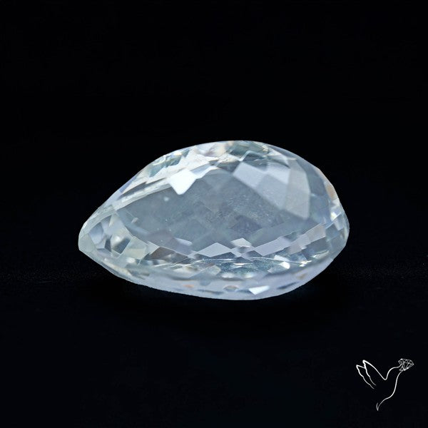Himalayan Clear Quartz Faceted Crystal Fine Gemstone