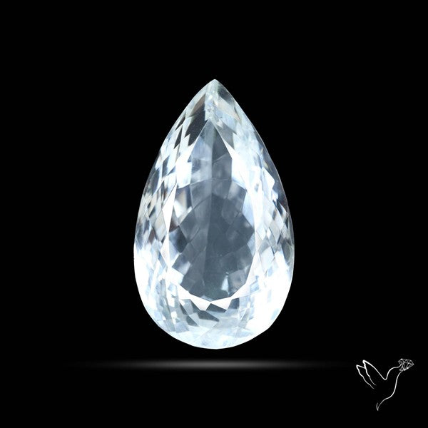 Himalayan Clear Quartz Faceted Crystal Fine Gemstone
