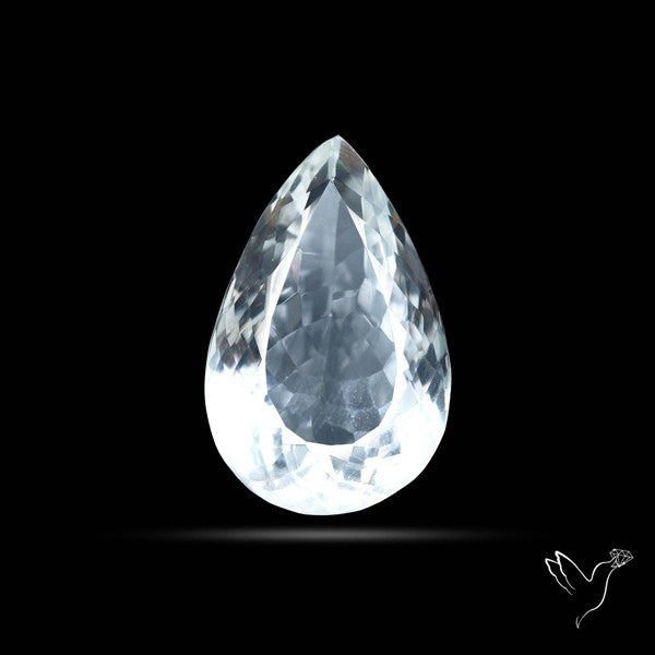Himalayan Clear Quartz Faceted Crystal Fine Gemstone