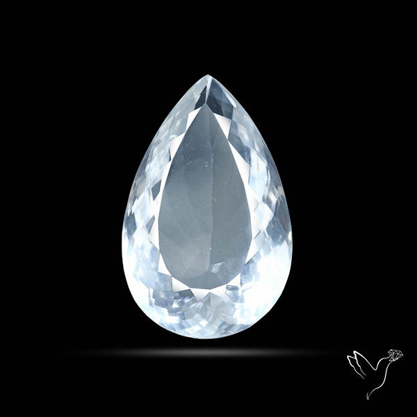 Himalayan Clear Quartz Faceted Crystal Fine Gemstone