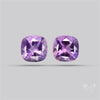 Faceted Fine Amethyst Pair