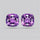 Faceted Fine Amethyst Pair