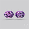 Faceted Fine Amethyst Pair