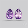 Faceted Fine Amethyst Pair