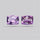 Faceted Fine Amethyst Pair