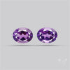 Faceted Fine Amethyst Pair