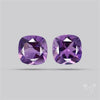 Faceted Fine Amethyst Pair