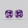 Faceted Fine Amethyst Pair