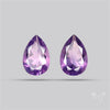Faceted Fine Amethyst Pair