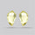 Faceted Green Gold Lemon Quartz Pair