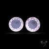 Brazilian Rose Quartz Pair Faceted Fine Gemstone