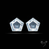 Himalayan Quartz Pair Faceted Fine Clear Crystal Quartz
