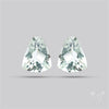 Prasiolites Pair Checkerboard Cut Faceted Fine Gemstone