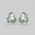 Prasiolites Pair Checkerboard Cut Faceted Fine Gemstone