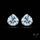 Himalayan Quartz Pair Faceted Fine Clear Crystal Quartz