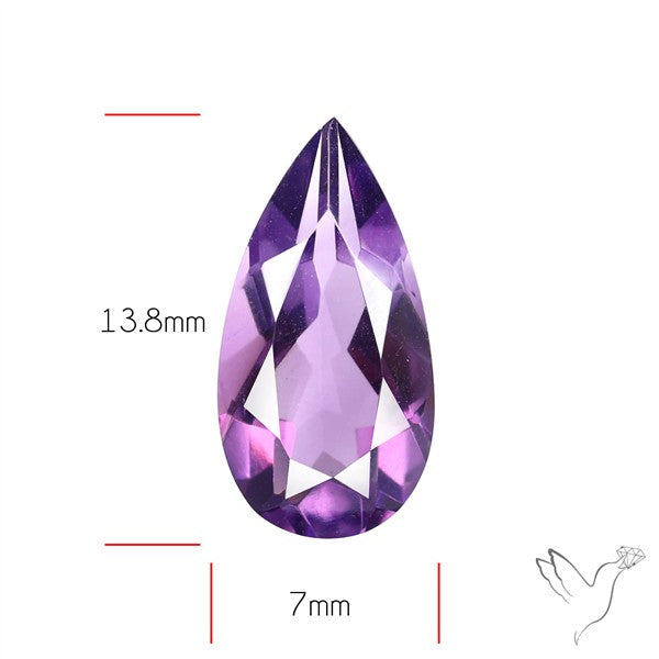 Amethyst Faceted Cut Fine Gemstone