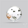 Rare Pyrite and Iron Included Quartz Cabochon