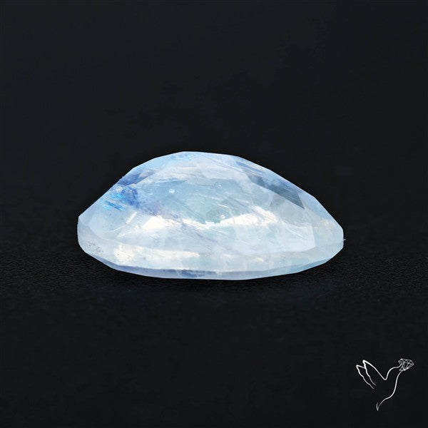 Faceted Indian Rainbow Moonstone