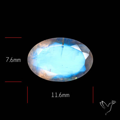 Faceted Indian Rainbow Moonstone