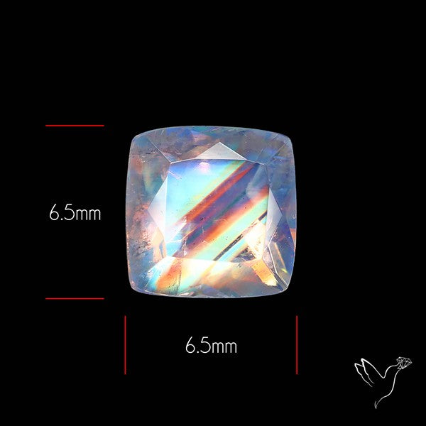 Faceted Indian Rainbow Moonstone