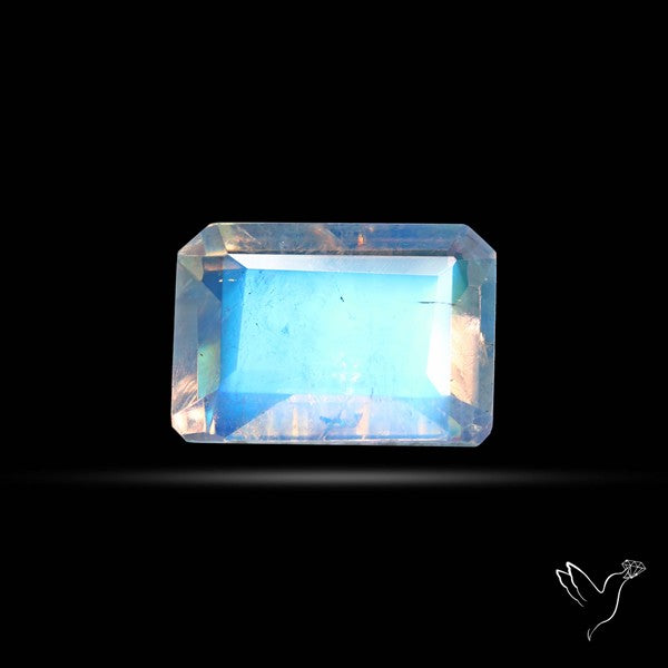 Faceted Indian Rainbow Moonstone