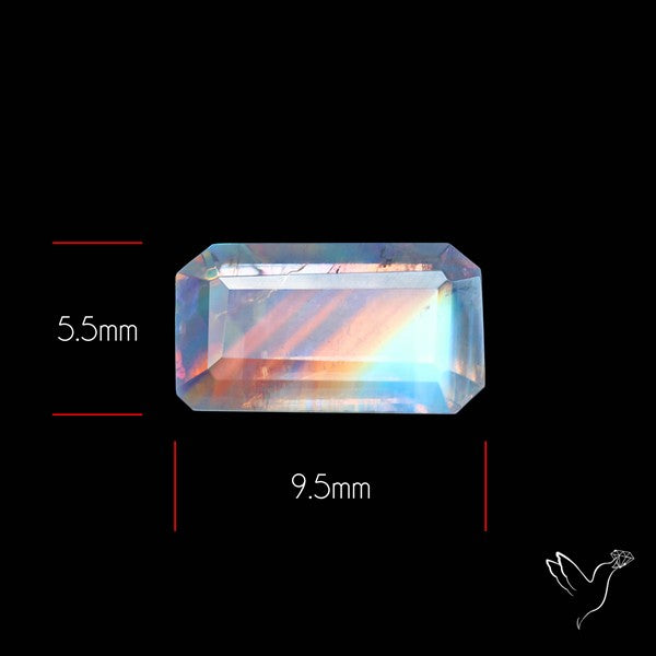 Faceted Indian Rainbow Moonstone