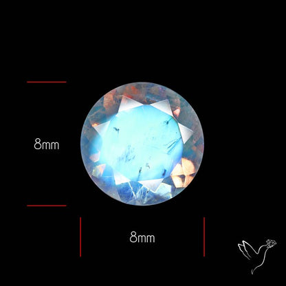 Faceted Indian Rainbow Moonstone