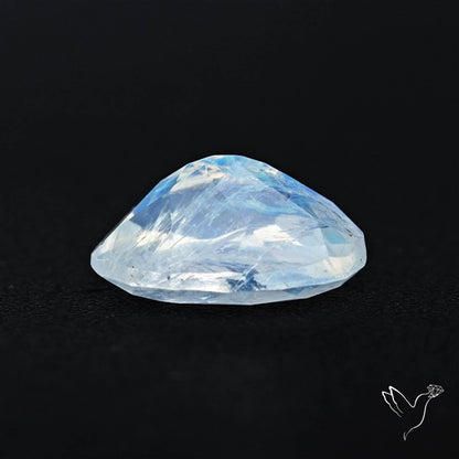 Faceted Indian Rainbow Moonstone