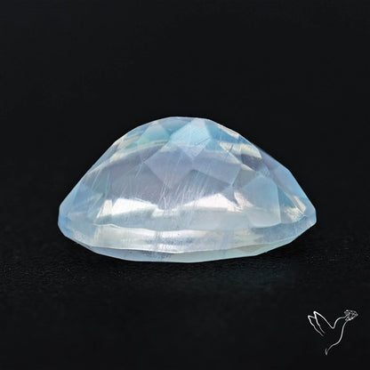 Faceted Indian Rainbow Moonstone