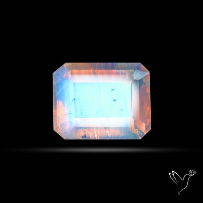 Faceted Indian Rainbow Moonstone
