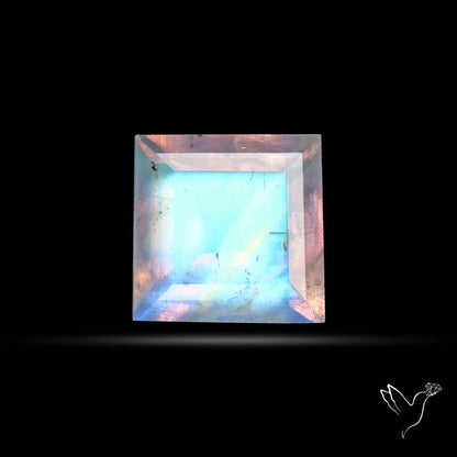 Faceted Indian Rainbow Moonstone