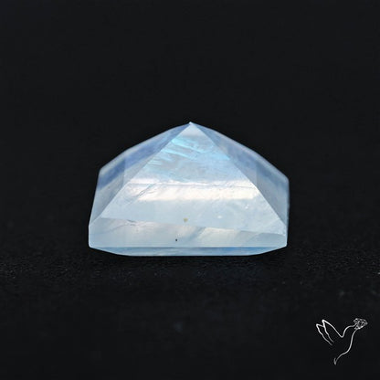 Faceted Indian Rainbow Moonstone