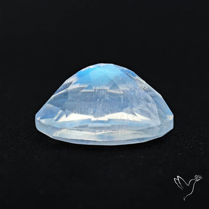 Faceted Indian Rainbow Moonstone