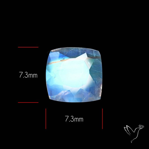 Faceted Indian Rainbow Moonstone