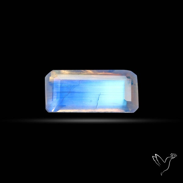 Faceted Indian Rainbow Moonstone