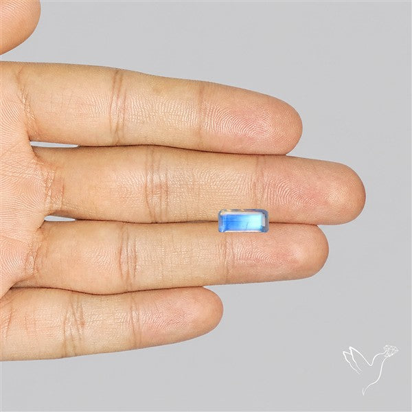 Faceted Indian Rainbow Moonstone