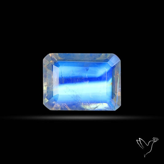 Faceted Indian Rainbow Moonstone