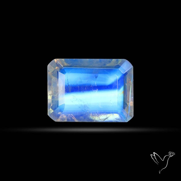 Faceted Indian Rainbow Moonstone
