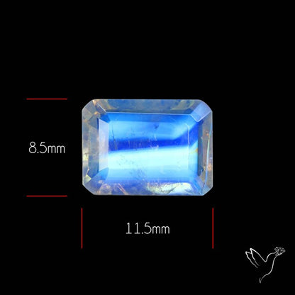 Faceted Indian Rainbow Moonstone