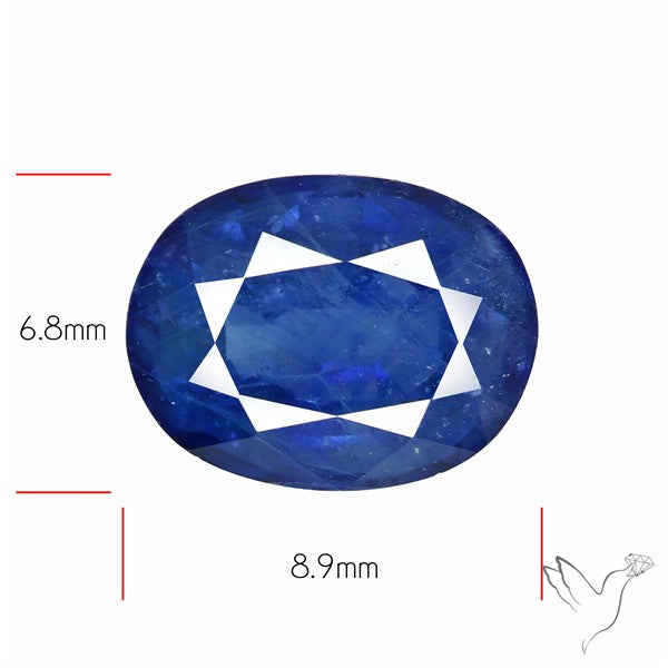 Blue Sapphire Faceted High Grade Fine Gemstone