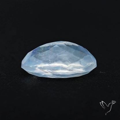 Faceted Indian Rainbow Moonstone