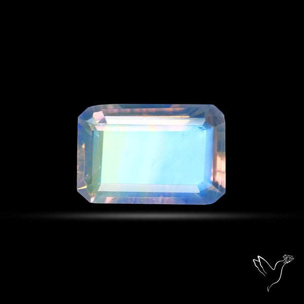 Faceted Indian Rainbow Moonstone