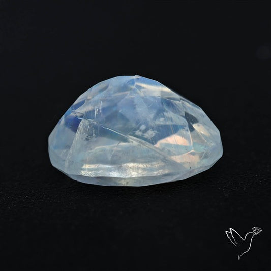 Faceted Indian Rainbow Moonstone