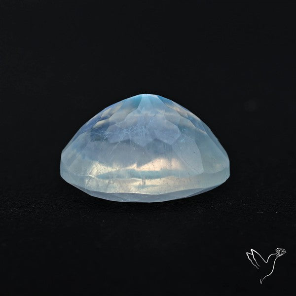 Faceted Indian Rainbow Moonstone