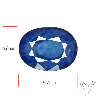 Blue Sapphire Faceted High Grade Fine Gemstone