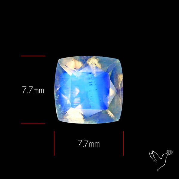 Faceted Indian Rainbow Moonstone