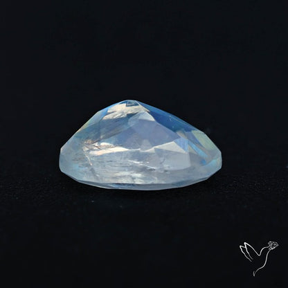 Faceted Indian Rainbow Moonstone